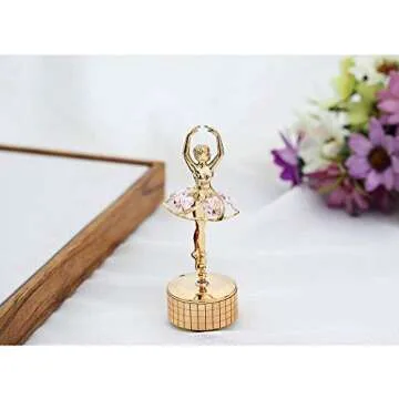 Matashi Gold Ballet Dancer Music Box for Every Occasion