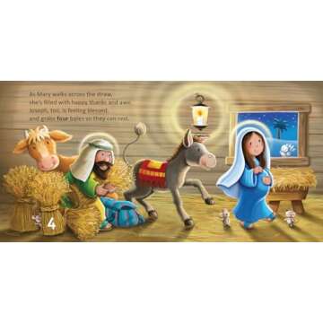 Counting Nativity Book for Children - Happy Birthday Christmas Child