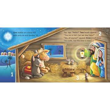 Counting Nativity Book for Children - Happy Birthday Christmas Child