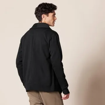 Versatile Shawl-Collar Cardigan for Men in Black