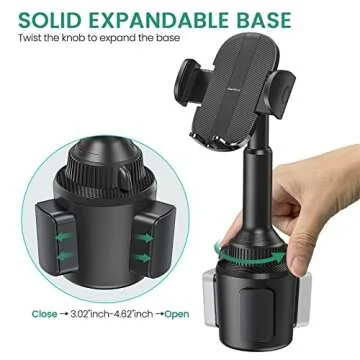 ICARMOUNT Golf Cart Phone Holder Mount, Golf Cart Accessories Universal Cup Phone Holder Mount for All 4.7-6.8" Cell Phones, Fit EZGO Club Car Yamaha, Car, Truck, Golf Gifts for Men, Women