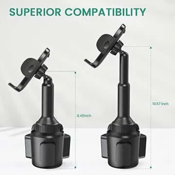 ICARMOUNT Golf Cart Phone Holder Mount, Golf Cart Accessories Universal Cup Phone Holder Mount for All 4.7-6.8" Cell Phones, Fit EZGO Club Car Yamaha, Car, Truck, Golf Gifts for Men, Women