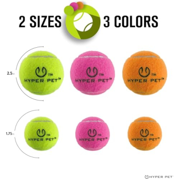 Hyper Pet MINI Tennis Balls for Small Dogs Fun & Safe