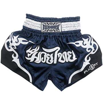 FLUORY Muay Thai Fight Shorts - Durable MMA Training Gear for Ultimate Performance