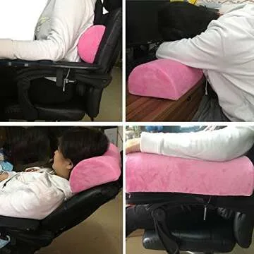 SKYZONAL Large Memory Foam Bolster Pillow for Pain Relief