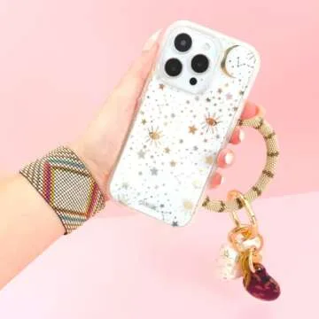 Sonix Case for iPhone 14 Pro Max | 10ft Drop Tested | Clear Protective Case for Women | Cosmic Stars