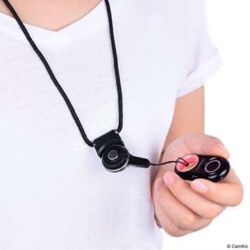 2X CamKix Camera Shutter Remote Control with Bluetooth Wireless Technology - Works Flawlessly with iPhone/iPad and Android (Pink)