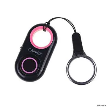2X CamKix Camera Shutter Remote Control with Bluetooth Wireless Technology - Works Flawlessly with iPhone/iPad and Android (Pink)