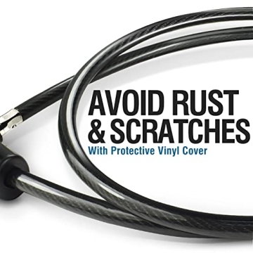 MARQUE 4FT Bike Lock with Key - Secure Your Bikes Easily