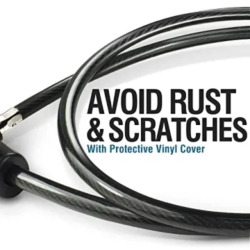 MARQUE 4FT Bike Lock with Key - Secure Your Bikes Easily