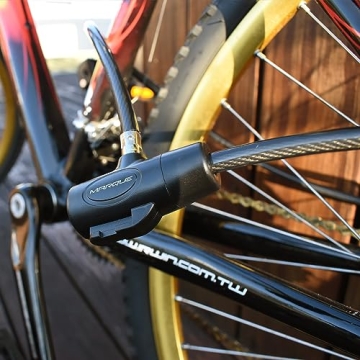 MARQUE 4FT Bike Lock with Key - Secure Your Bikes Easily