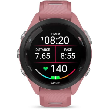 Garmin Forerunner 265S Running Smartwatch - Colorful AMOLED, Lightweight Design, Smart Features and ...
