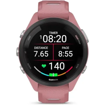 Garmin Forerunner 265S Running Smartwatch - Colorful AMOLED, Lightweight Design, Smart Features and ...
