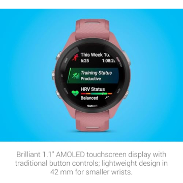 Garmin Forerunner 265S Smartwatch with AMOLED Display