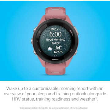 Garmin Forerunner 265S Smartwatch with AMOLED Display