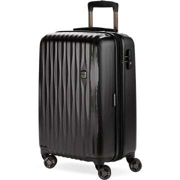 SwissGear 7272 Hardside Carry-On Luggage with Spinner Wheels
