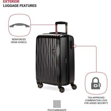 SwissGear 7272 Hardside Carry-On Luggage 19 Inches