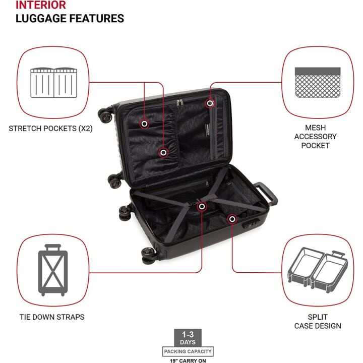SwissGear 7272 Hardside Carry-On Luggage 19 Inches