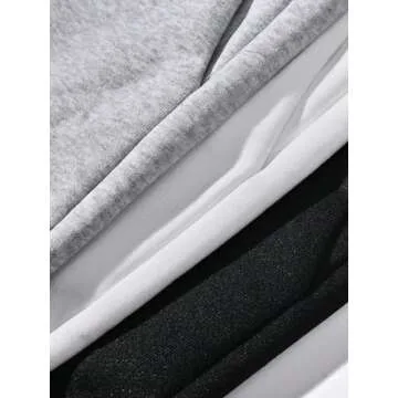 MakeMeChic Women's 3 Pack Casual High Waisted Sweat Shorts Lounge Running Track Shorts Multicolor L