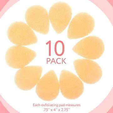 IMPRESA Facial Sponge Pack for Exfoliating & Cleansing