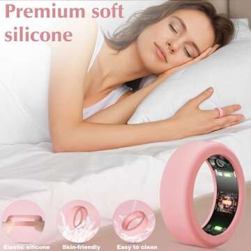 Oura Ring Protector - 6 Pack Silicone Cover for Gen 3 & 4