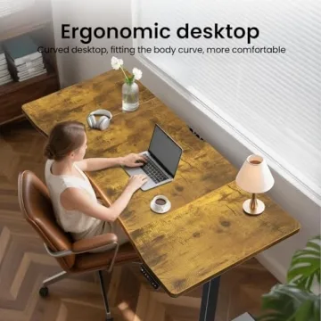 Veken Electric Standing Desk 63x28 Ergonomic Workspace