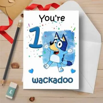Kids' Wackadoo Birthday Card – Fun & Personalizable Greeting