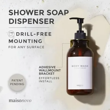 MaisoNovo Shampoo Dispenser Set for Stylish Bathrooms