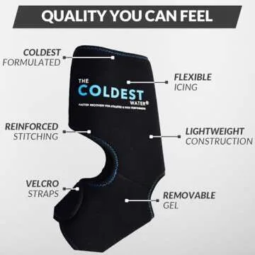 Coldest Ankle Ice Wrap for Achilles Tendonitis Relief