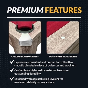 Hathaway Newport 7 Ft Multi Game Pool Table Combo for Fun