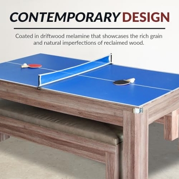 Hathaway Newport 7 Ft Multi Game Pool Table Combo for Fun