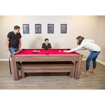 Hathaway Newport 7 Ft Multi Game Pool Table Combo for Fun