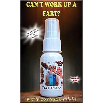 Liquid Ass: Prank Fart Spray, Gag Gift for Adults and Kids, Great for Pranks and A Good Laugh, Extra Strong Poop Spray, Non Toxic, Keep Out of Reach from Children