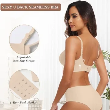 OEAK Wireless Comfort Bra - Soft Support for Everyday Use