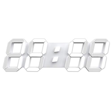 15" LED Digital Wall Clock Multifunctional Display Remote