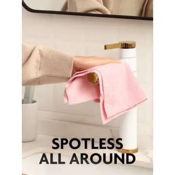 Fantasticlean Microfiber Cloths Roll with Stylish Holder