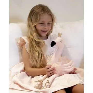 Plush Ballerina Flamingo Stuffed Animal for Girls