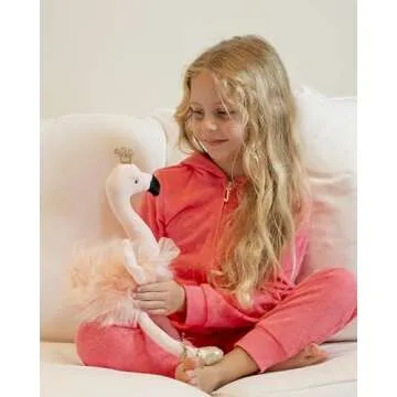 Plush Ballerina Flamingo Stuffed Animal for Girls