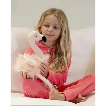 Plush Ballerina Flamingo Stuffed Animal for Girls