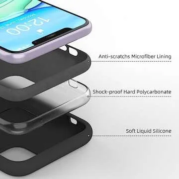 K TOMOTO Liquid Silicone Case for iPhone 11 with Protection