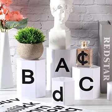 Outus 202 Pcs Vinyl Letter Stickers for Crafting and Organization