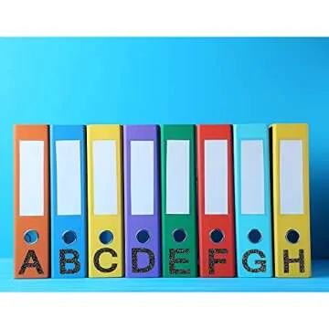 Outus 202 Pcs Vinyl Letter Stickers for Crafting and Organization