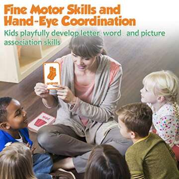 Alphabet Flash Cards for Toddlers-FlashCards Set of 4-Numbers,Alphabets,First Words,Colors&Shapes,Kindergarten Kids Cards Toddler Learning Activities(Upgraded Version for Tracing Letters and Numbers)