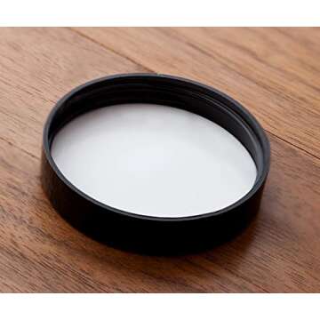 8 oz Black PET Low Profile Jar Set for All Needs