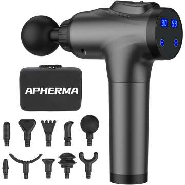 APHERMA Handheld Deep Tissue Massage Gun for Athletes
