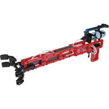 Thames & Kosmos Mechanical Engineering: Robotic Arms STEM Experiment Kit | Build 6 Pneumatic Machines | Robotic Claw, Exoskeleton Arms & More | Explore Air Pressure & Robotics | Ages 7+