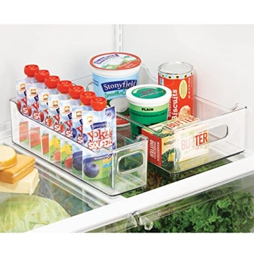 mDesign Kitchen Storage Bin Set for Organization