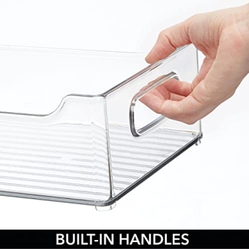 mDesign Kitchen Storage Bin Set for Organization