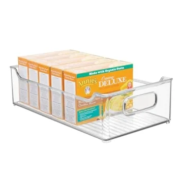 mDesign Kitchen Storage Bin Set for Organization