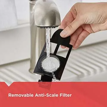 BLACK+DECKER KE2900R 1.7L Stainless Steel Electric Cordless Kettle, Red